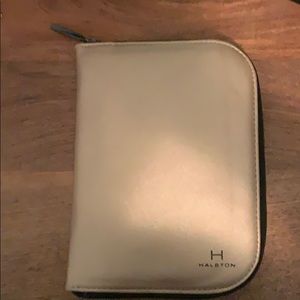 Halston Rose Gold Travel Jewelry Case